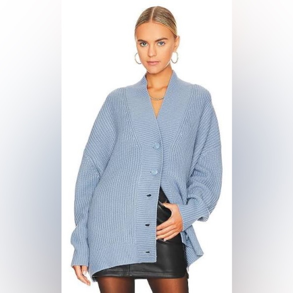 Oversized Cardigan in Storm
WEWOREWHAT Blue Sweater